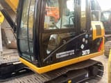 2020 Caterpillar 307D mini excavator cab and side view