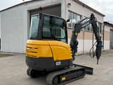 2013 Volvo EC27C crawler excavator rear three-quarter view