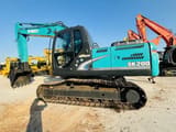 2022 Kobelco SK200 crawler excavator, side view