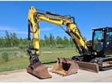2017 Yanmar SV120 crawler excavator side view