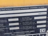 2003 Liebherr A924B wheel excavator identification plate