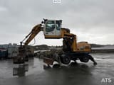 2009 Liebherr A316 LITRONIC wheel excavator side view