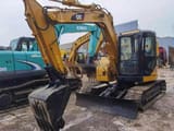 2012 Caterpillar 308C crawler excavator, front three-quarter view