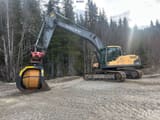 2008 Volvo EC240CL crawler excavator side view