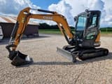 2019 CASE CX37C mini excavator, side view