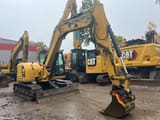 2019 Caterpillar 308E2CR crawler excavator, front three-quarter view