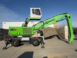 2016 Sennebogen 821E material handler, side profile view