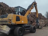 2015 Liebherr LH35 M material handler, rear three-quarter view