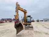 2013 CASE CX 145 C SR crawler excavator, front view