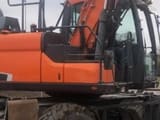 2019 Doosan DX140W-5 wheel excavator side view
