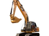 Escavatore cingolato Caterpillar 320D2 del 2025, vista frontale tre quarti