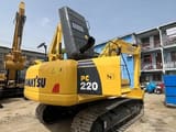 2018 Komatsu PC220 paletli ekskavatör, arka çapraz görünüm