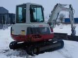 2012 Takeuchi TB250 mini excavator, rear three-quarter view