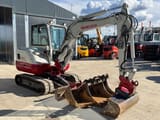 2016 Takeuchi TB240 mini excavator, front-side view