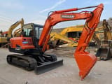 2023 Doosan DX60-9C mini excavator, side view