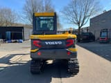 2017 Volvo EC55D mini excavator, rear view