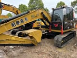 2020 Caterpillar 313D crawler excavator, side view