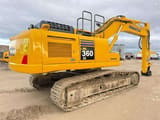2017 Komatsu PC360LC-10 crawler excavator, rear three-quarter view