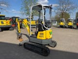 2022 Wacker Neuson EZ17E mini excavator, rear three-quarter view