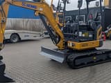 XCMG XE27E mini excavator, side view