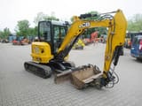 2022 JCB 35Z-1 mini excavator, side view