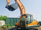 2023 Hyundai R220LC-9S crawler excavator, front three-quarter view