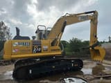 2022 Komatsu PC210LC-8 crawler excavator, side view