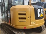 Caterpillar 308E crawler excavator, rear three-quarter view
