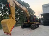 2021 Caterpillar 336D crawler excavator, front three-quarter view