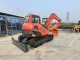 2022 Kubota KX185 mini excavator, rear three-quarter view