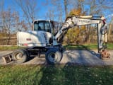2007 Terex TW85 wheel excavator, side view