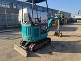 2017 Komatsu PC16R-3HS mini excavator, rear three-quarter view