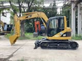 2021 Caterpillar 308C mini excavator, side profile view