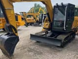 2024 Sany SY75C mini excavator, front three-quarter view