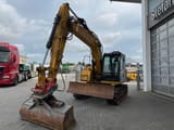 2017 Caterpillar 311FLRR crawler excavator, front three-quarter view