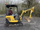 2019 Yanmar SV18 mini excavator, side view