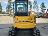 2020 Komatsu PC58MR-5E0 mini excavator, rear view
