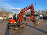 2010 Kubota KX121-3 mini excavator, side profile view