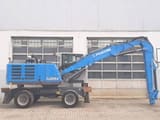 2016 Fuchs MHL320F material handler, side profile view