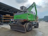 2016 Sennebogen 735E material handler, rear three-quarter view