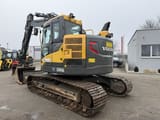 2013 Volvo ECR145DL crawler excavator, rear three-quarter view