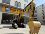 2023 Caterpillar 336D2 crawler excavator, front three-quarter view