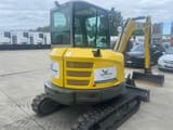 2024 Wacker Neuson EZ36 mini excavator, rear three-quarter view