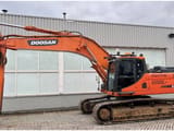 2014 Doosan DX340LC crawler excavator, side view