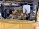 2021 Caterpillar 303.5ECR mini excavator engine compartment view
