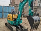2023 Kubota U17 mini excavator, three-quarter front view