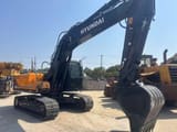 2024 Hyundai HX220L crawler excavator, side profile view