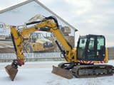 2016 Caterpillar 308E2CR crawler excavator side view