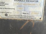 2007 Hitachi ZX210LCN-3 crawler excavator identification plate