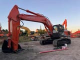 2009 Hitachi ZX350 crawler excavator, side view